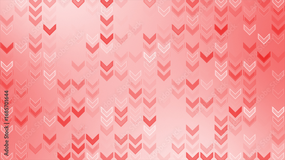 Poster simple and elegant red gradient shapes slowly appearing and disappearing geometrical futuristic back
