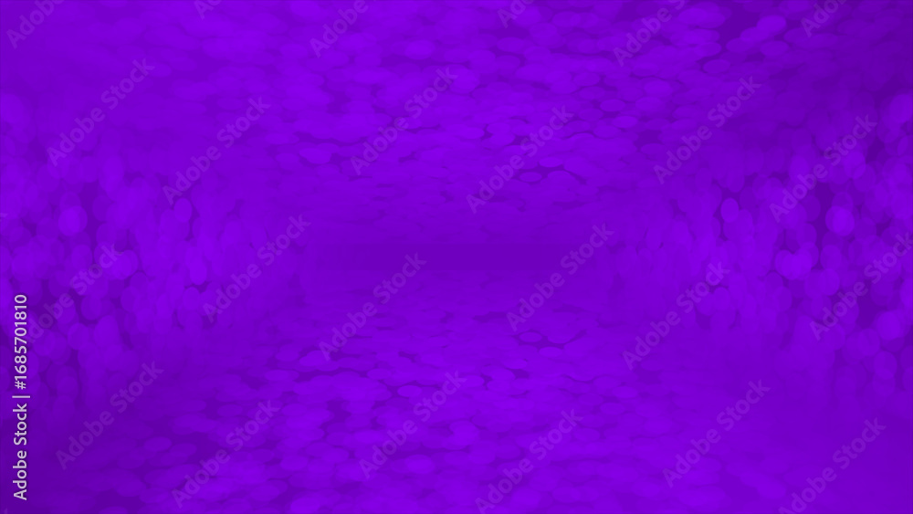 Poster purple color 3d empty space with moving particles for professional or business use