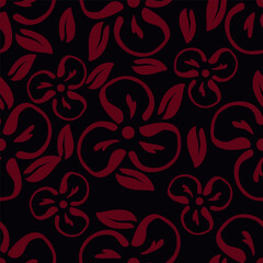 Seamless Abstract Tropical Pattern In Vector