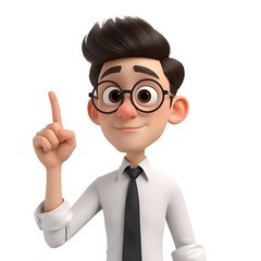 A smiling businessman in a suit and tie gives a thumbs-up gesture, showing success and approval