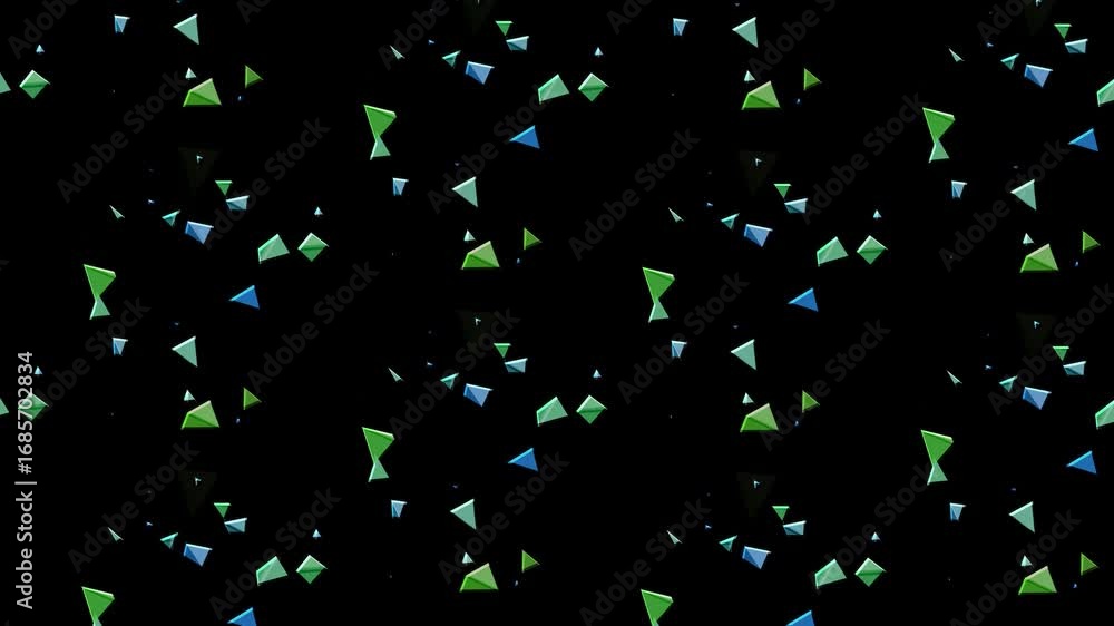 Poster abstract geometric triangle background animation for modern design.