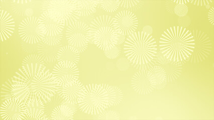 Yellow color slowly falling white color flower pattern elegant natural background