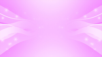 Pink color abstract shiny wavy pattern with empty space presentation background