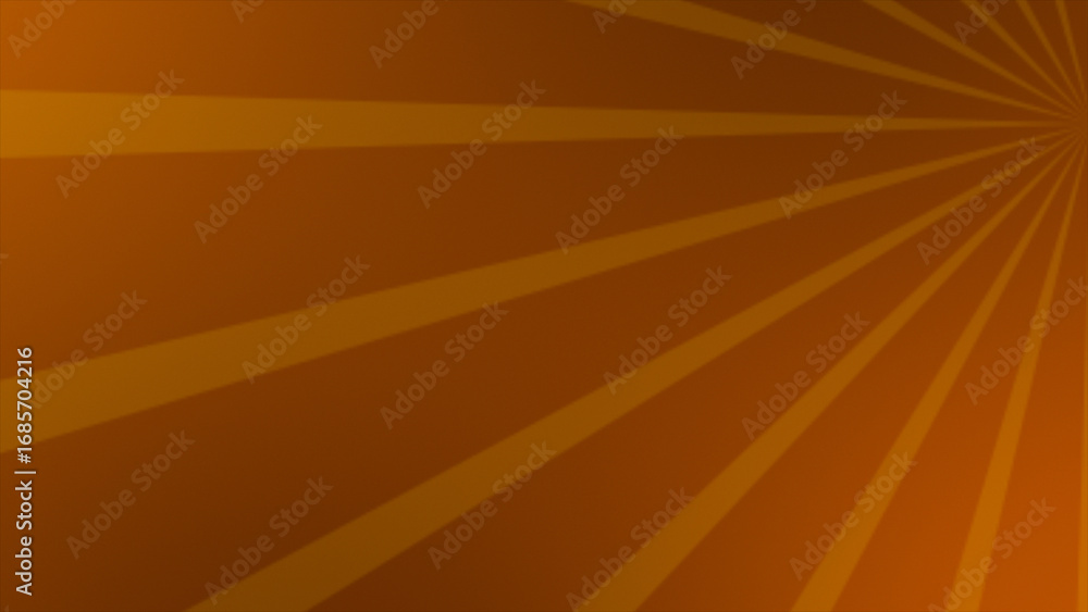 Poster orange color geometrical rotating lines abstract simple background
