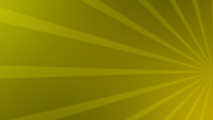 Obraz premium Yellow color geometrical rotating lines abstract simple background