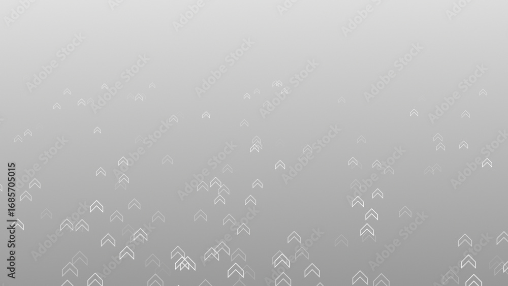 Poster white color shapes moving upwards simple geometrical gradient background