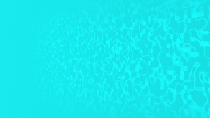 Cyan color abstract hi-tech digital particles flow futuristic technology background