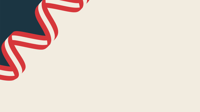 Ribbon patriotic celebration event design graphic element banner holiday party usa - Powered by Adobe