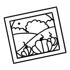 Monochrome Doodle Wall Art