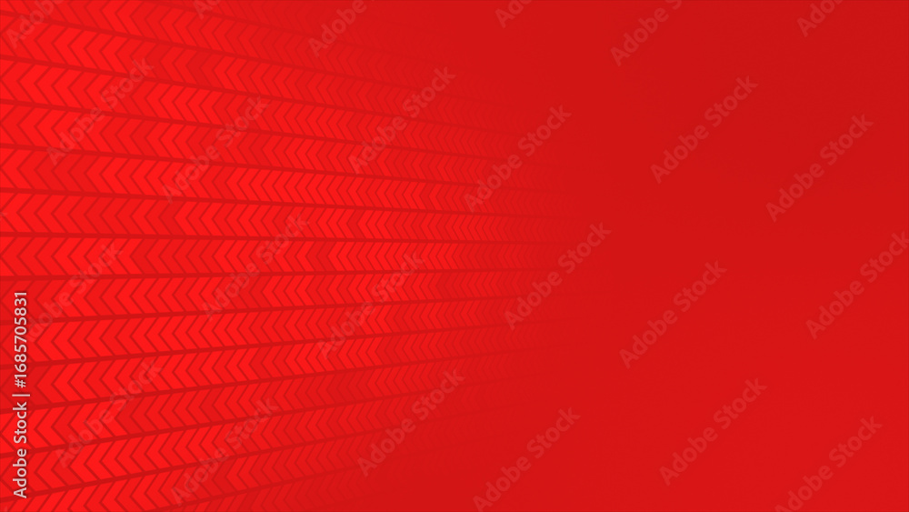 Poster 3d red color tiles moving slowly geometrical empty space futuristic background