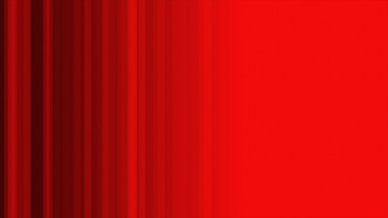 Elegant Red color stripes repeating shapes appearing and disappearing futuristic geometrical background