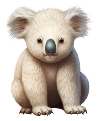 Obraz premium PNG Koala mammal animal bear.