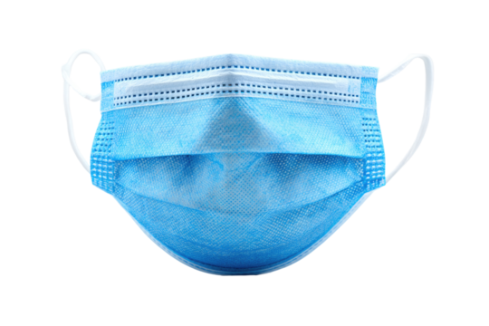 Light-blue disposable face mask (5)