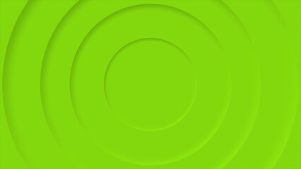 Lime green color rotating 3d circular disk beautiful abstract design geometrical background