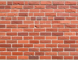 Obraz premium Red brick wall, close-up view
