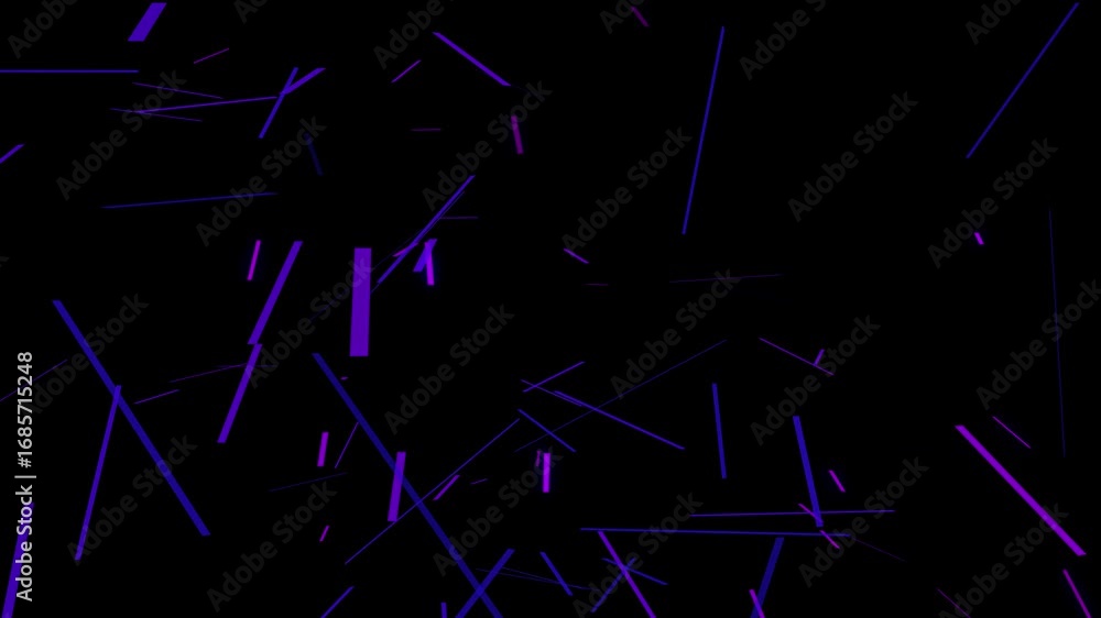 Aufkleber abstract neon lines background animation loop for visual effects.