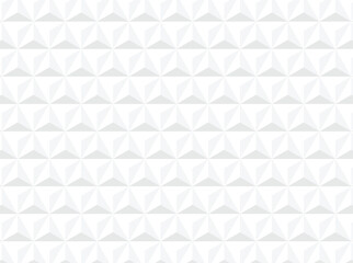 Abstract 3D Geometric Pattern Background. Polygonal Wall Texture with Diamond Shapes. Modern Minimal Geometric Wallpaper in White Tones. Decorative Panel Texture for Interior Design. Origami-Style.