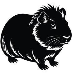 Vector illustration of a cute squirrel cartoon on white background