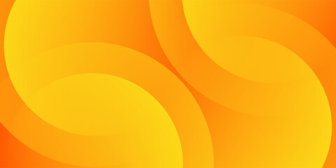 Abstract orange background with circles. Vector illustration