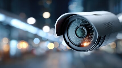 Security Camera Surveillance System in Urban Environment at Night