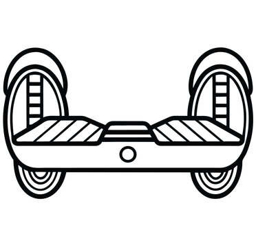 Vector illustration of an airplane or plane in simple style