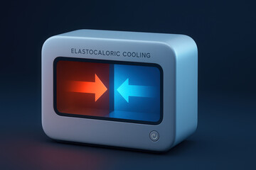Futuristic Elastocaloric Cooling System:  Energy-Efficient, Sustainable Technology Concept.