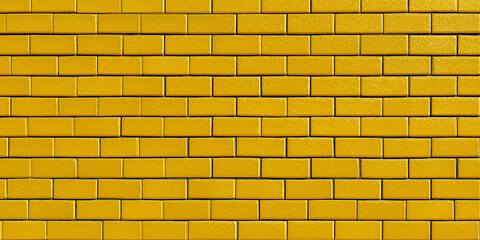 Yellow Brick Road - Wizard of Oz Themed Backgorund texture or wallpaper. Golden brick pattern. Running Bond. Standard.