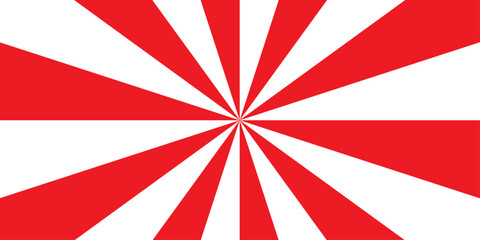 Vector illustration sun ray sunbeam vintage texture. Gradient bright sunrise isolated glow striped. Party invitation, carnival circus ticket ray pattern, stripped vector background. Vintage poster  © JERRY