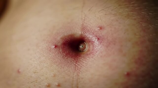 Infected Belly Button Piercing Signs & Treatment