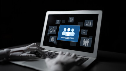 AI helps optimize outsourcing strategy by matching the right global workforce to specific tasks and analyzing productivity across external teams Latch