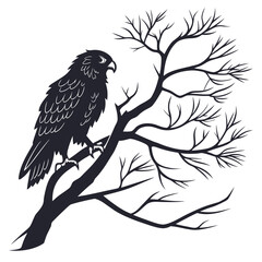 eagle on a branch