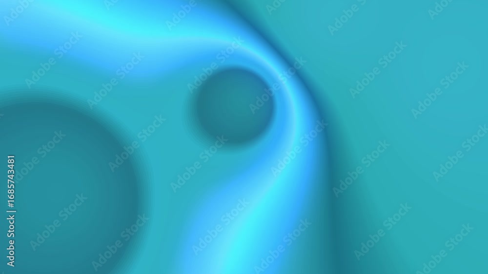 Poster elegant abstract teal background with smooth flowing lines.