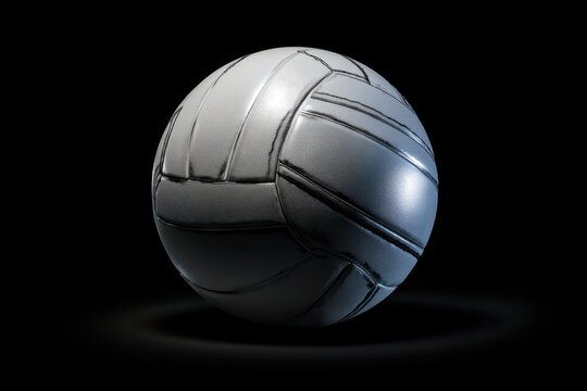 Volleyball ball line art design for sports applications and websites featuring a dynamic and sleek representation of a classic volleyball