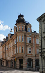 A street in the city