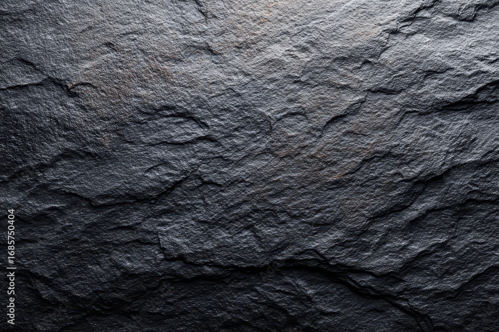 Poster dark grey slate texture with intricate patterns and high resolution for design and decorative applic