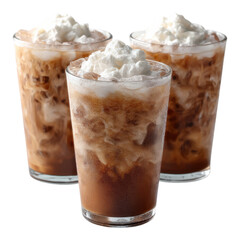 Refreshing Iced Coffee Drinks with Creamy Whipped Topping