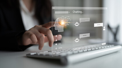 AI image generator interface enables image, AI, and generator process by converting user prompt...