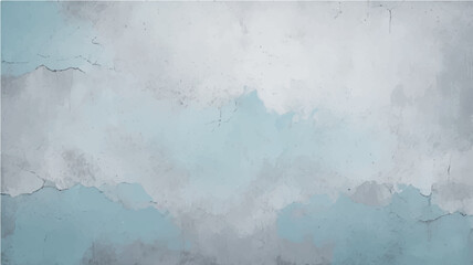 Blue grunge abstract background with textured paint and vintage design