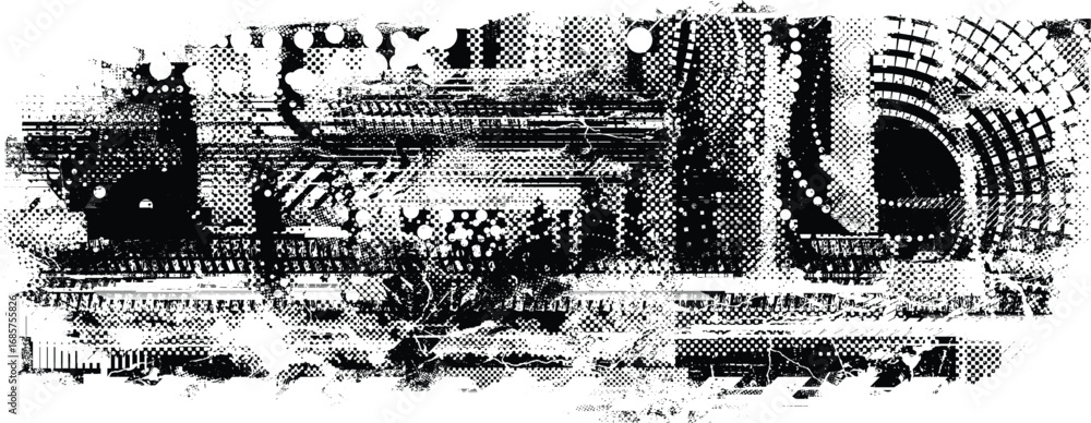 Poster grunge textured banner with rough edges. speckled texture. overlay grunge texture . simply place tex