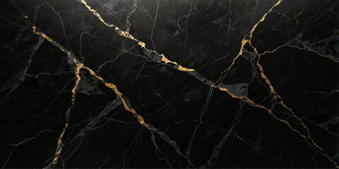 Black and golden marble texture background. Smooth marble texture design for wall tiles, kitchen, sink tile, floor background.
