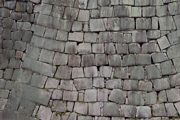 Ancient Stone Wall Texture – Close-Up of Weathered Masonry