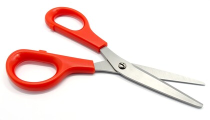 Precision Cut Red Handled Scissors Ready for Crafting and Office Tasks