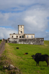 Abandoned Lighthouse in Faial Island, Azores