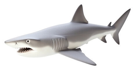 Naklejka premium PNG Minimal shark animal fish