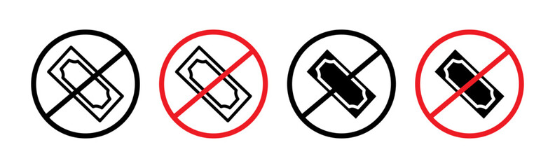 Free of charge icons set in black and blue colors on white background