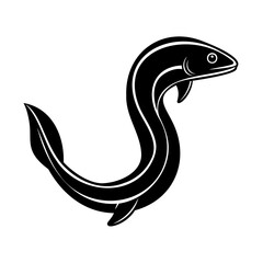 Vector Illustration Of A Eel
