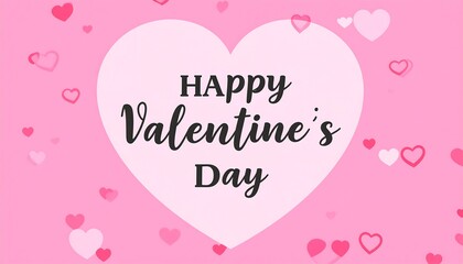 Heart-shaped Valentine's Day graphic with text