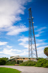 Cell tower at Big Cypress National Preserve Carnestown Florida