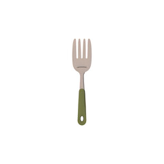 Elegant Olive Green Kitchen Utensil: A Versatile Serving Fork