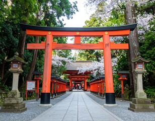 Japanese Shrine Torii Gate